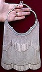 Elegant Silver Mesh Purse