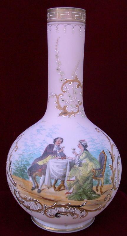 French Opaline Vase