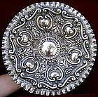 Italian Silver Repousse Wall Plate
