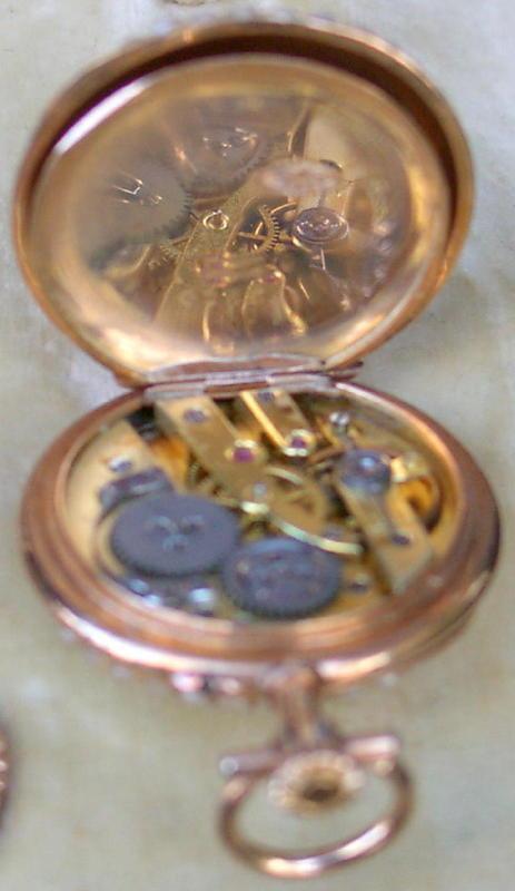 18 Carat Gold Pocket Watch and Chatelaine