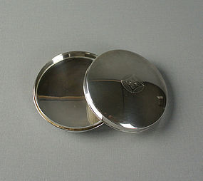 Japanese Silver Incense Container