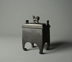 Japanese Bronze Incense Burner