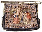 Superb Doubled-Sided Petit Point Purse, Figural