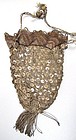 18th C Silver Sequined Reticule