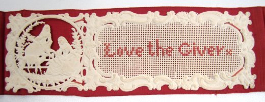 Victorian Bookmark, Love the Giver, Girls and Deer