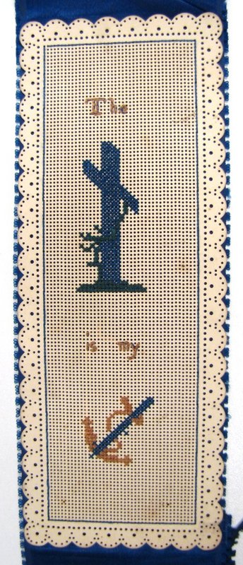 Victorian Bookmark, The Cross is My Anchor