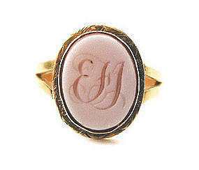 Lovely Hardstone Georgian Lady’s Signet Ring