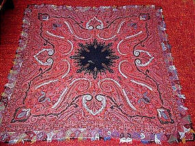Superb Kashmir Woven & Embroidered Shawl 1830