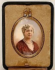 Superb Signed Early 20th C Portrait Miniature