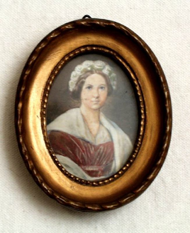 Portrait Miniature of Lady Circa 1850