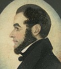 Superb Portrait Miniature by J. H. Gillespie, Gent