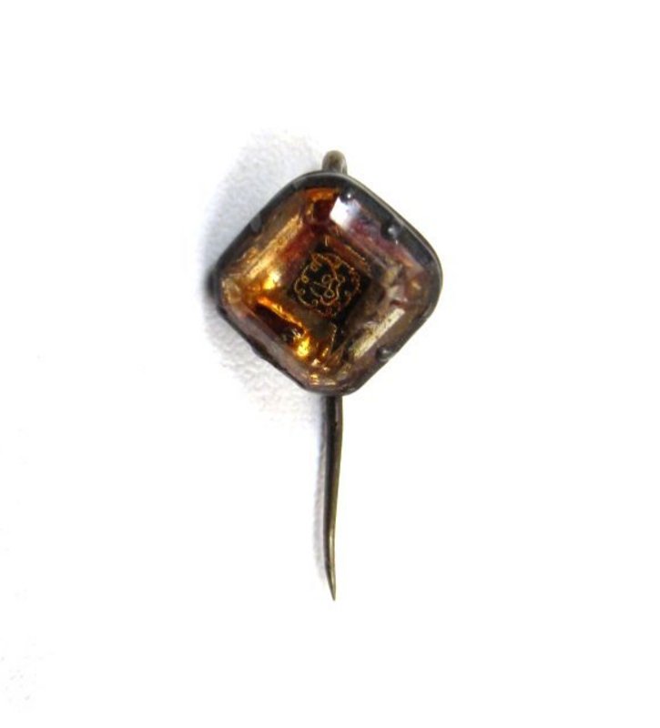 Rare 17th C Stuart Crystal Stick Pin