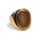Antique 14k Gold Child's Signet Ring