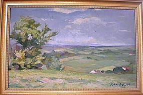 Impressionist landscape painting by F.Standill