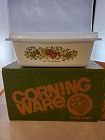 Corning Ware Spice of Life 2 Quart Loaf Dish with lid in box