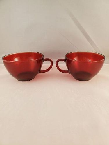 Fire King Royal Ruby 4000 line Cup