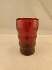 Fire King Royal Ruby Whirly Twirly Juice Tumbler
