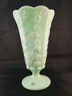Westmoreland Mint Green Paneled Grape Vase