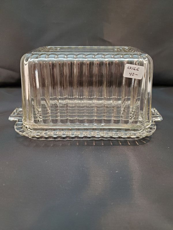 Hocking Clear One Pound Butter Dish