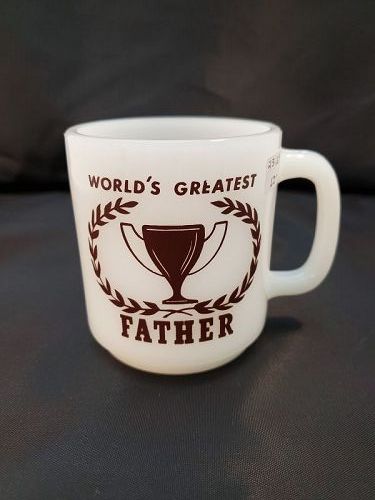 Glasbake " World's Greatest Father" Mug