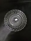 Fire King Clear Bubble Salad Plate