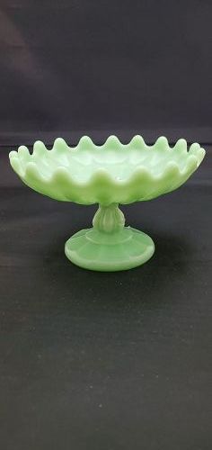 Vallerysthal Jadeite Candy/Compote Dish