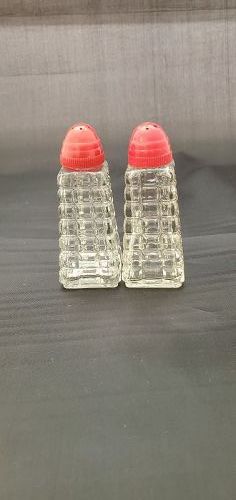 Hocking shakers with Red tops