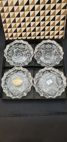 Fire King Early American Prescut  Ashtrays in the Box