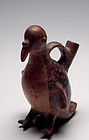 Vicus Pottery Avian Stirrup Vessel