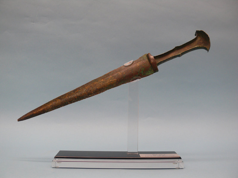 Magnificent Luristan Bronze Sword on custom stand