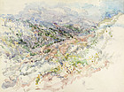 View of Jerusalem Hills, by Eve Menes
