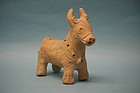 Iron Age III Pottery Bull with Bridle