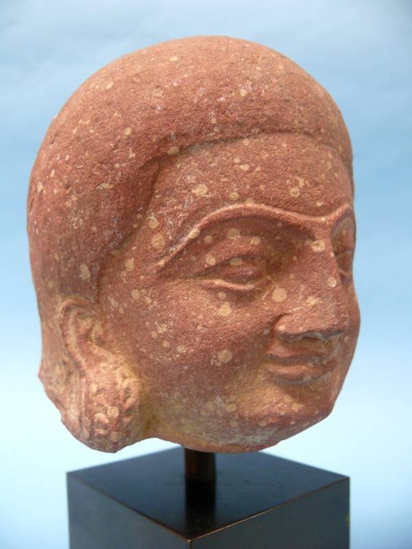Mathura Red Sandstone Head of a Man