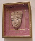 Egyptian Sarcophagus Cartonnage Mummiform Mask