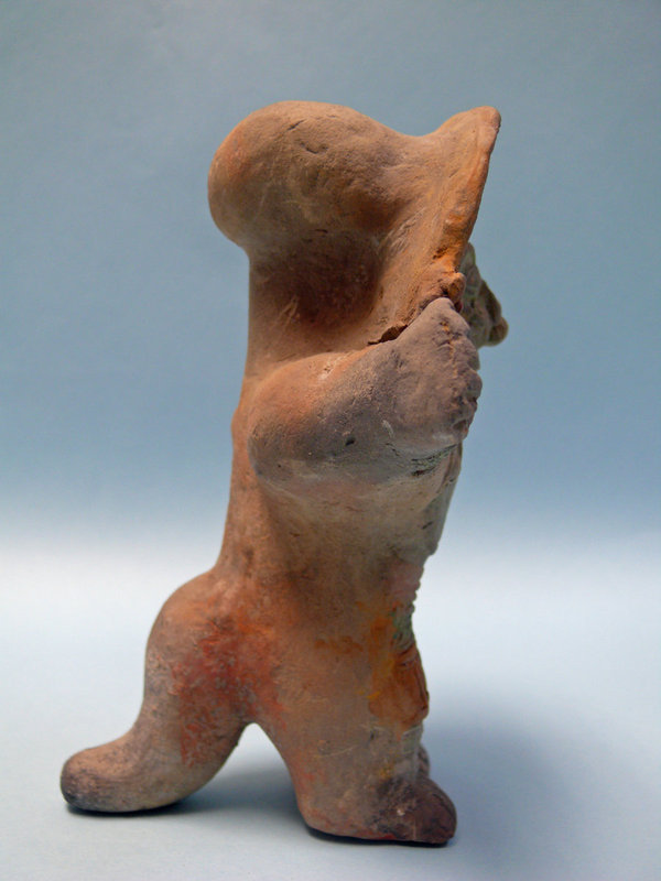 Jama Coaque Pottery Shaman with Tail