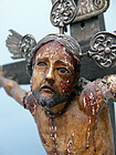 18th C. Colonial Cuzquena School Crucifix, Cuzco Peru