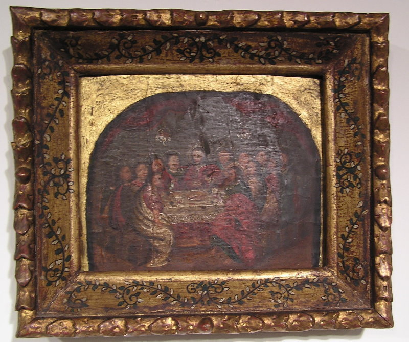 Colonial Cuzquena School Painting, The Last Supper