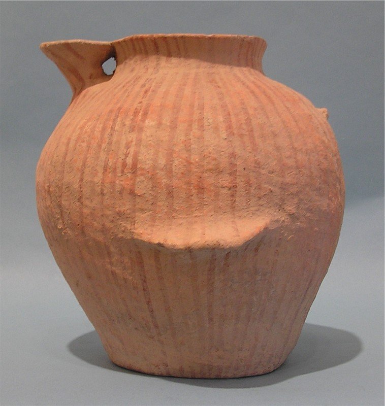 Early Bronze Age I Painted Spouted Vessel