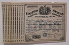 Various Antique Stocks, Bonds, Stamps