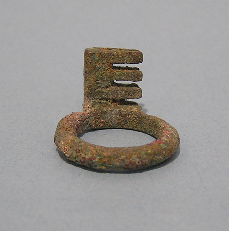 Roman Bronze Key found in the Holy Land