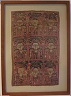 Chimu Textile Panel with Nine Warrior Figures