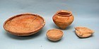 Ancient Holy Land Pottery, Grouping of Four Artifacts