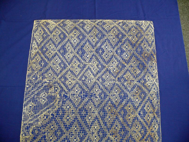 Chancay Lace Textile Panel