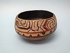 Early 20th Century Shipibo Pottery Bowl