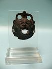 Roman Bronze Protome of a Lion Head