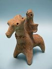 Syro Hittite Terracotta Idol on Horse