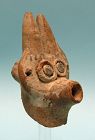 Cypriot Zoomorphic Pottery Head of a Bull