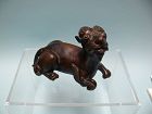 Ming Dynasty Bronze Figure of Recumbent Mythical Lion