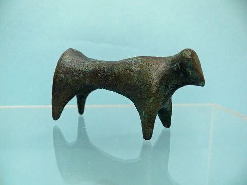Greek, Geometric Bronze Bull