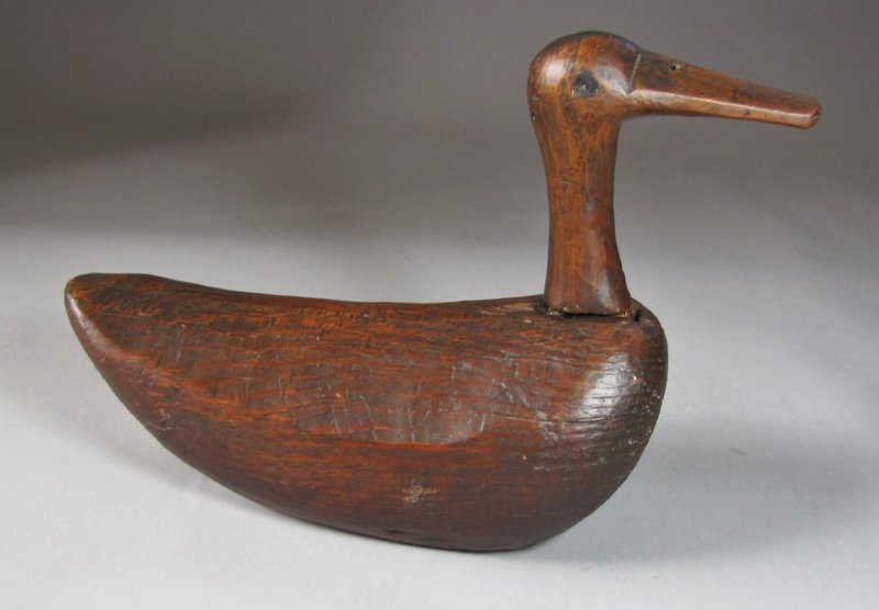 A Fine Koren Carved Wood Folk Wedding Duck